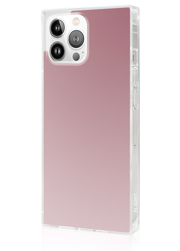 SQUARE? Metallic Rose Mirror iPhone Case