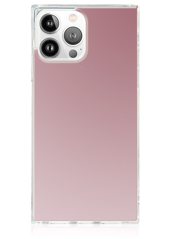 SQUARE? Metallic Rose Mirror iPhone Case