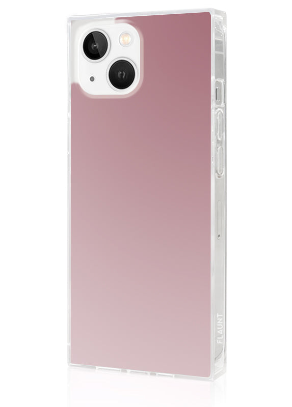 SQUARE? Metallic Rose Mirror iPhone Case