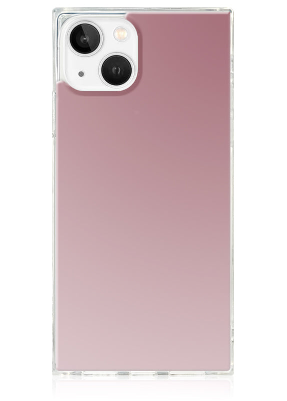 SQUARE? Metallic Rose Mirror iPhone Case