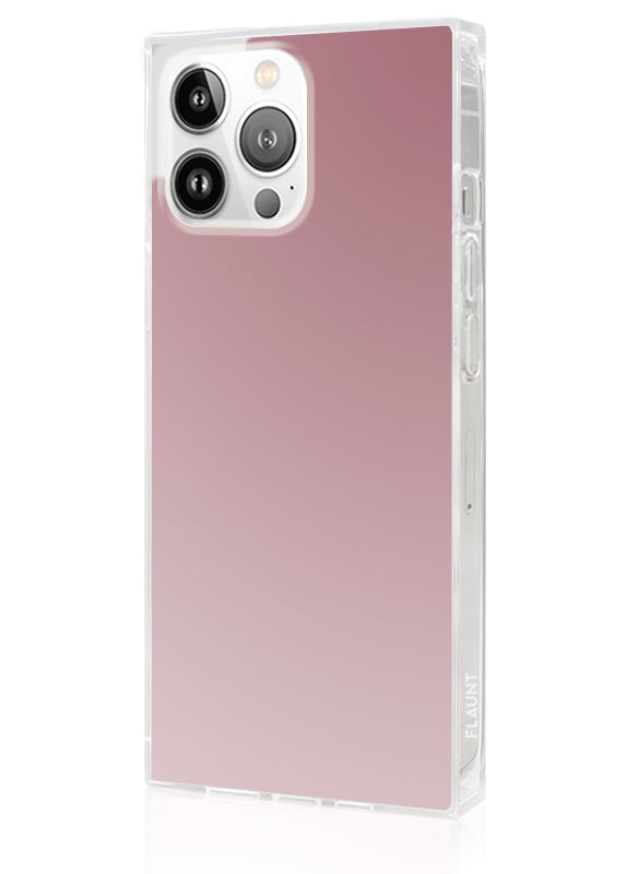 SQUARE? Metallic Rose Mirror iPhone Case