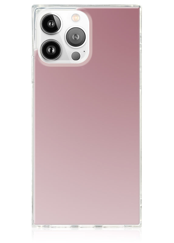 SQUARE? Metallic Rose Mirror iPhone Case