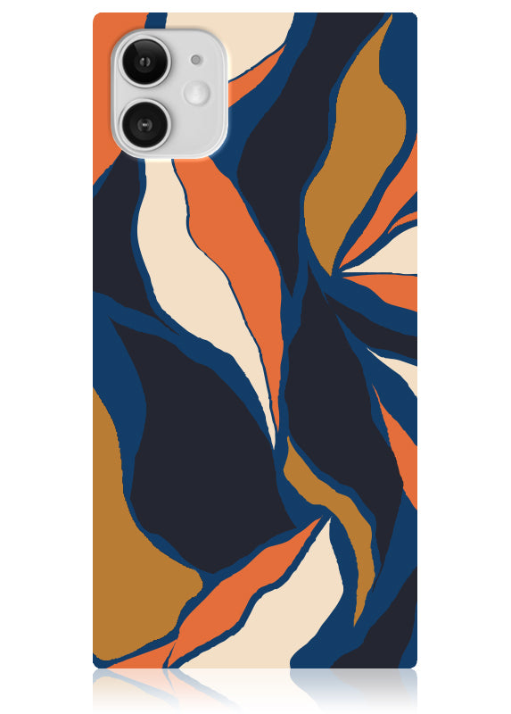 SQUARE? Navy Blossom iPhone Case
