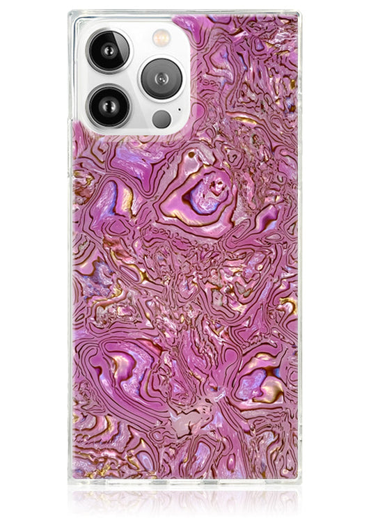 SQUARE? Pink Abalone Shell iPhone Case