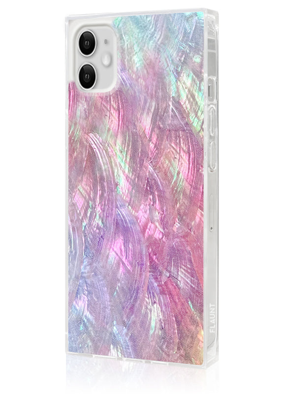 SQUARE? Pink Mother of Pearl iPhone Case