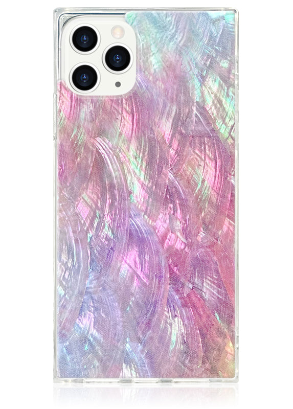 SQUARE? Pink Mother of Pearl iPhone Case