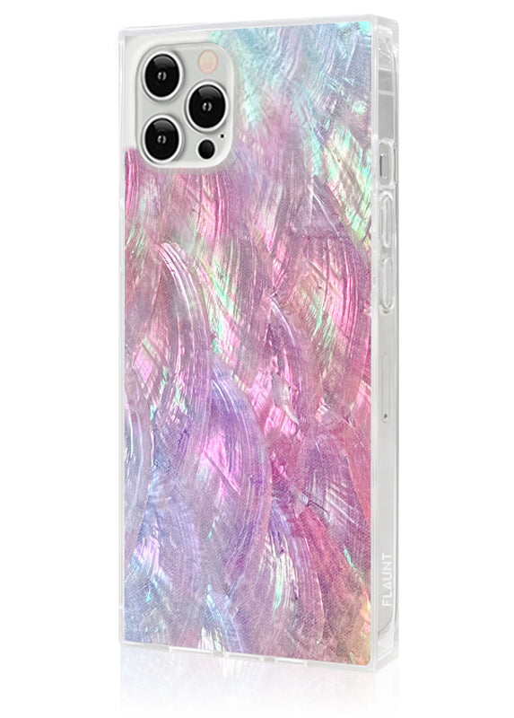 SQUARE? Pink Mother of Pearl iPhone Case