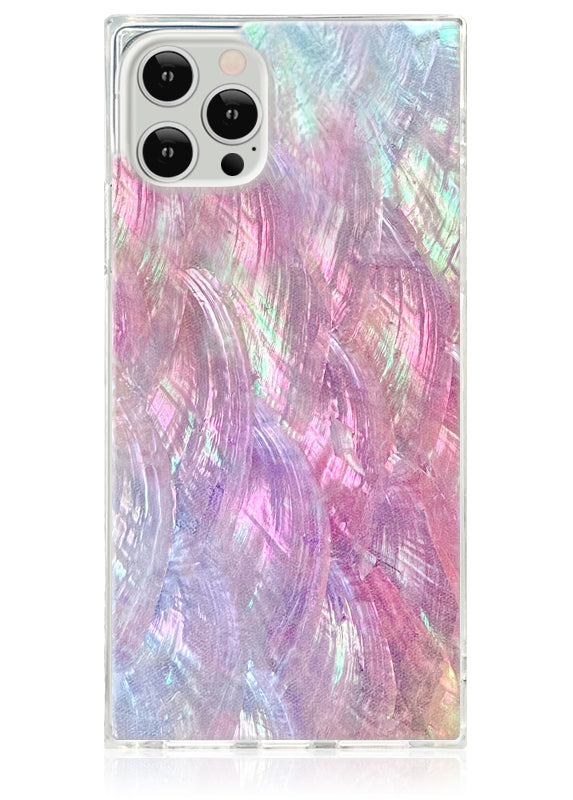 SQUARE? Pink Mother of Pearl iPhone Case
