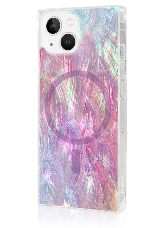 SQUARE? Pink Mother of Pearl iPhone Case