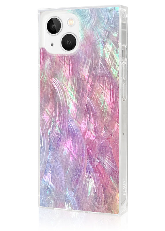 SQUARE? Pink Mother of Pearl iPhone Case