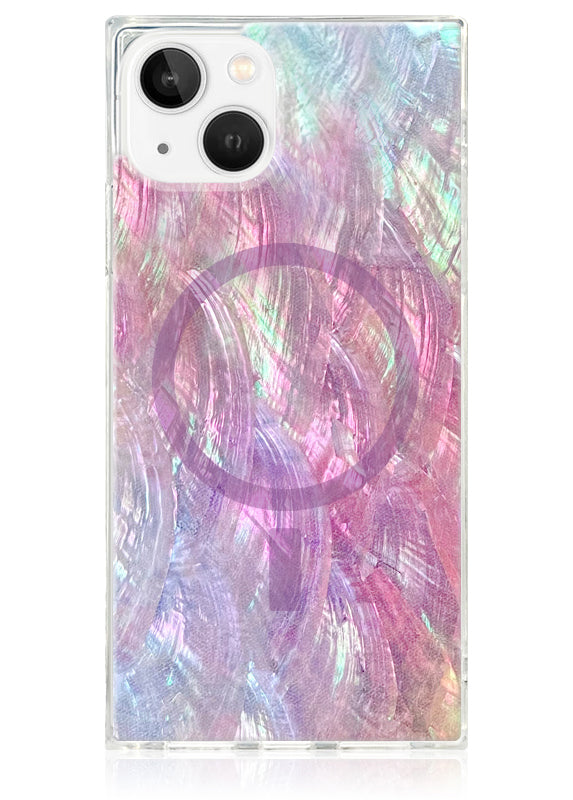 SQUARE? Pink Mother of Pearl iPhone Case