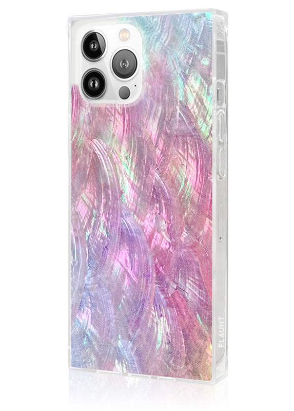 SQUARE? Pink Mother of Pearl iPhone Case