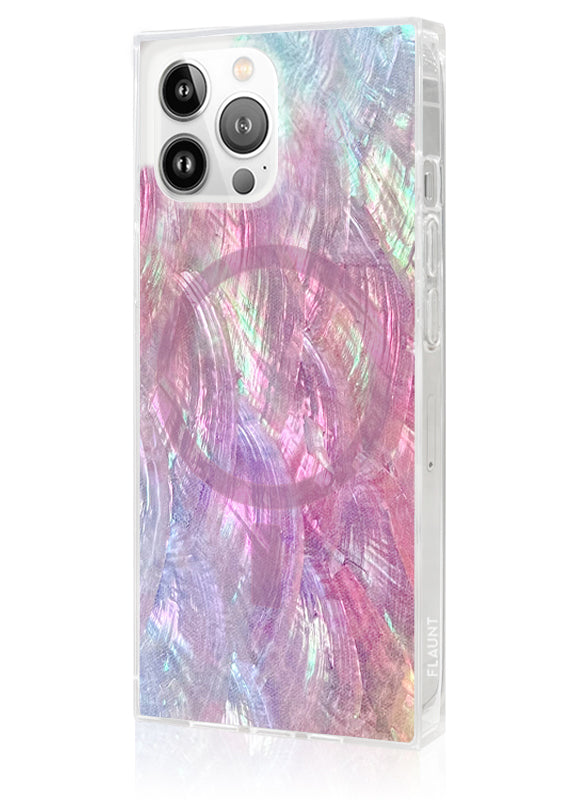 SQUARE? Pink Mother of Pearl iPhone Case