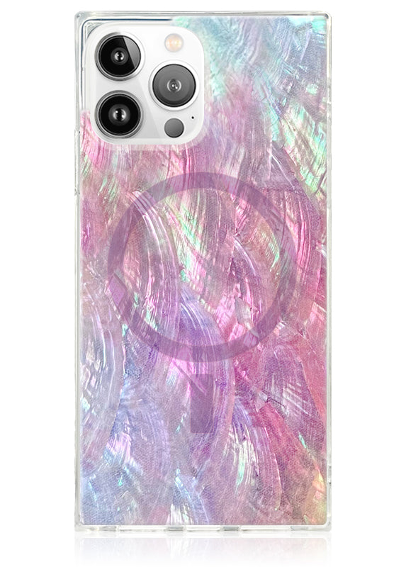 SQUARE? Pink Mother of Pearl iPhone Case