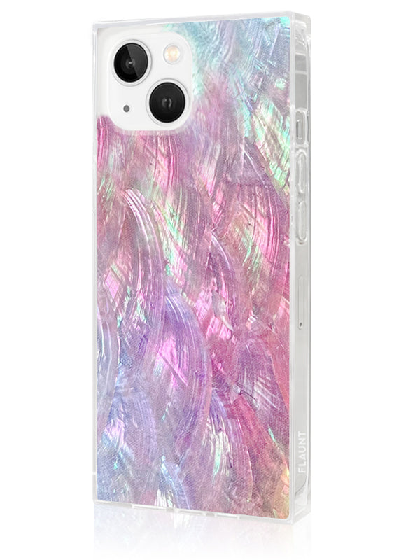 SQUARE? Pink Mother of Pearl iPhone Case