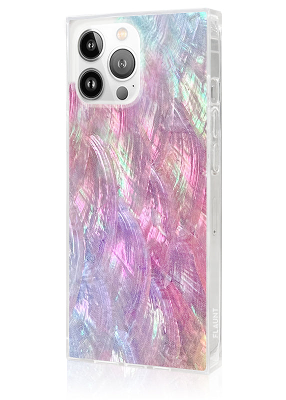 SQUARE? Pink Mother of Pearl iPhone Case
