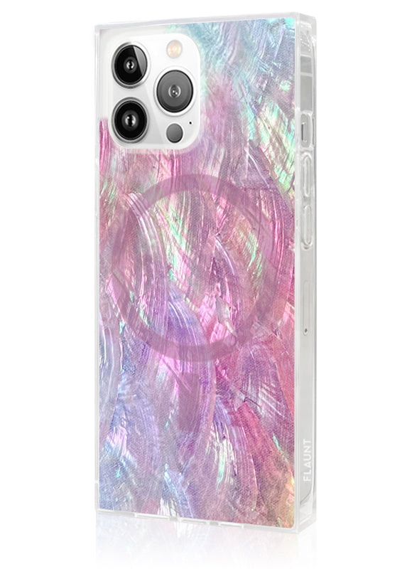 SQUARE? Pink Mother of Pearl iPhone Case