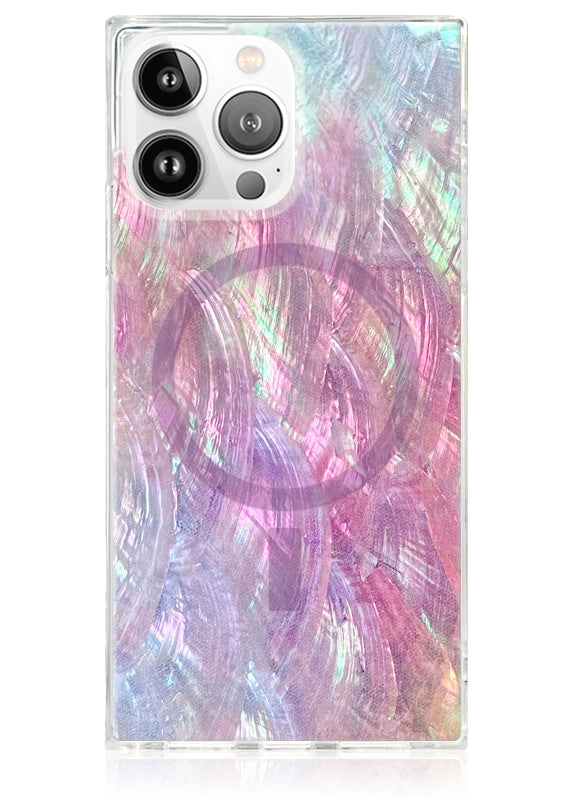 SQUARE? Pink Mother of Pearl iPhone Case