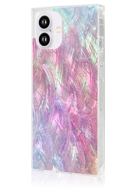 SQUARE? Pink Mother of Pearl iPhone Case