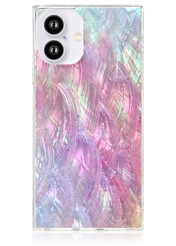 SQUARE? Pink Mother of Pearl iPhone Case