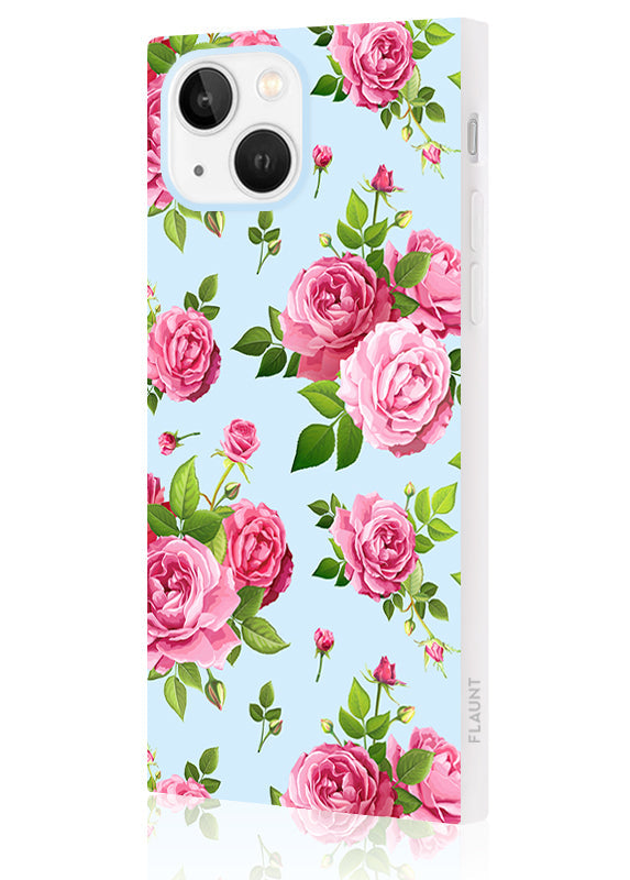 SQUARE? Pink Rose Bouquet iPhone Case