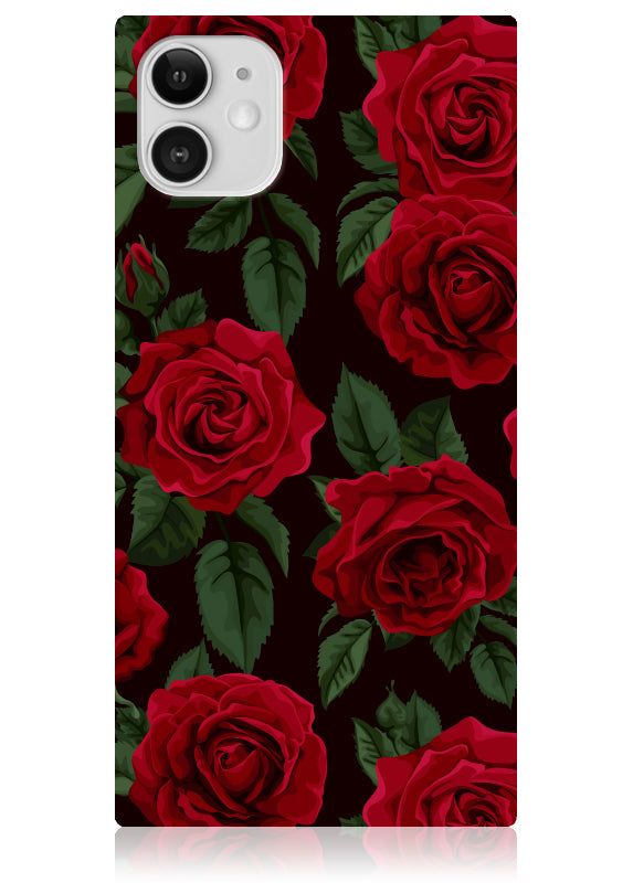 SQUARE? Rose Print iPhone Case