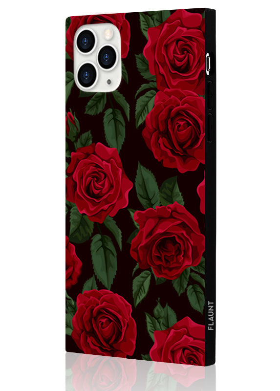 SQUARE? Rose Print iPhone Case