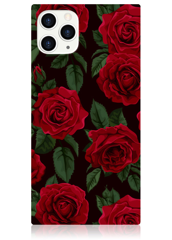 SQUARE? Rose Print iPhone Case
