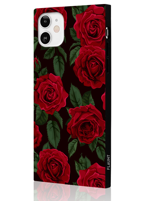 SQUARE? Rose Print iPhone Case