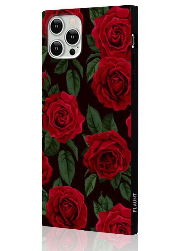 SQUARE? Rose Print iPhone Case
