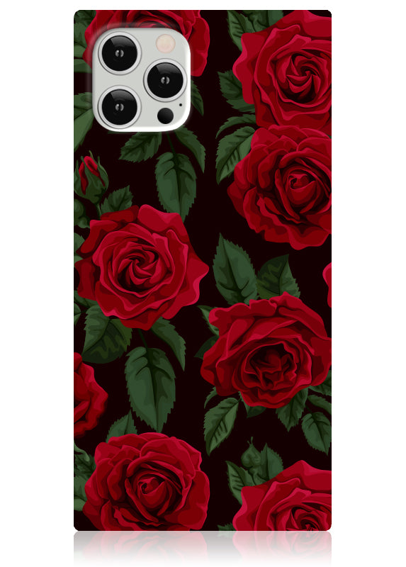 SQUARE? Rose Print iPhone Case