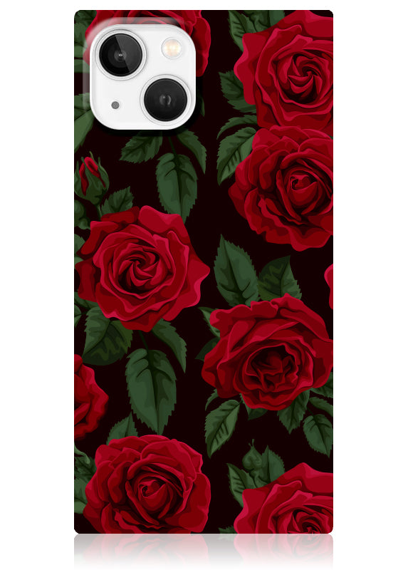 SQUARE? Rose Print iPhone Case