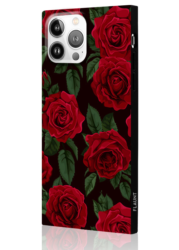 SQUARE? Rose Print iPhone Case