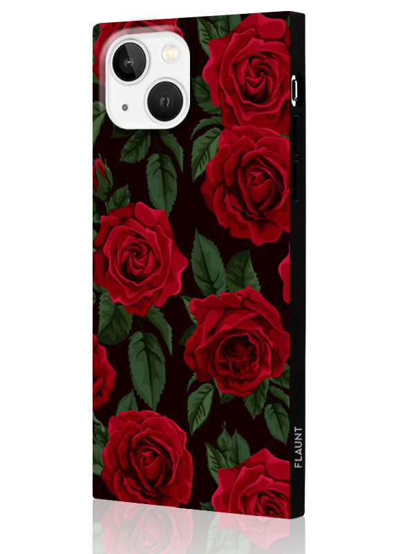 SQUARE? Rose Print iPhone Case