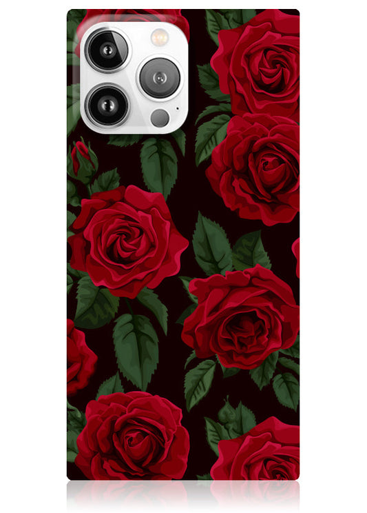 SQUARE? Rose Print iPhone Case