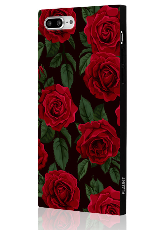 SQUARE? Rose Print iPhone Case