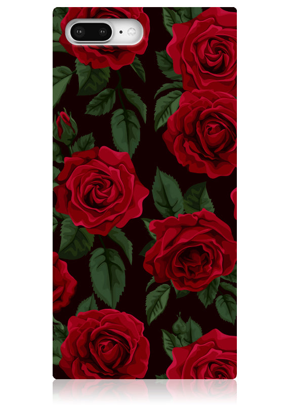 SQUARE? Rose Print iPhone Case