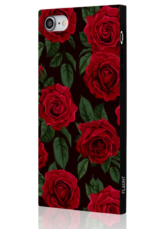SQUARE? Rose Print iPhone Case