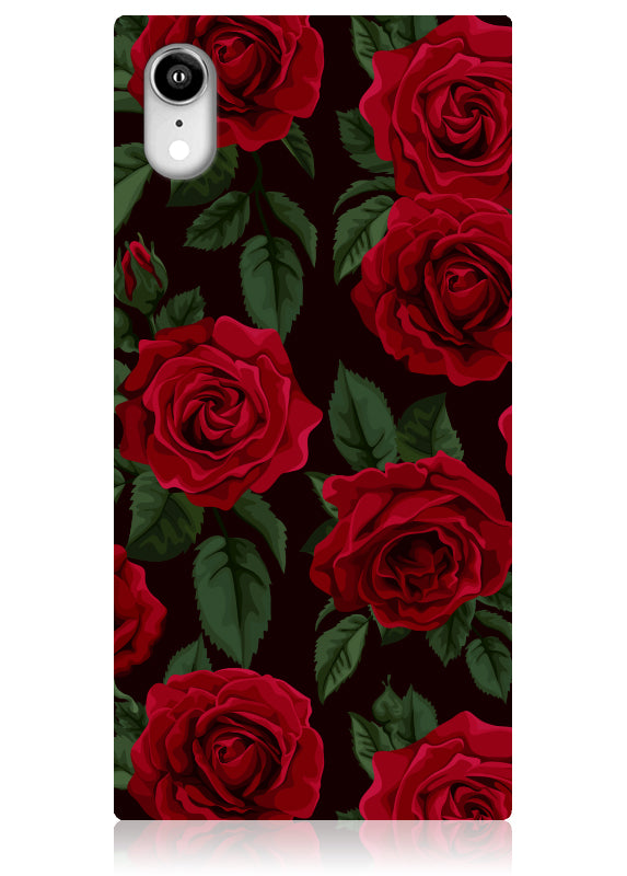 SQUARE? Rose Print iPhone Case