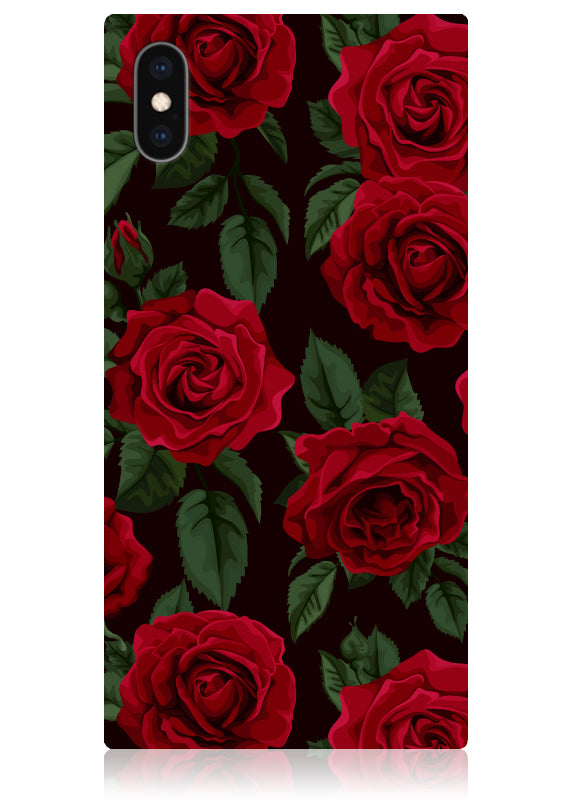 SQUARE? Rose Print iPhone Case
