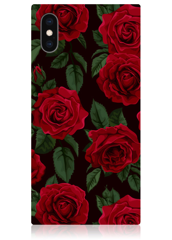 SQUARE? Rose Print iPhone Case