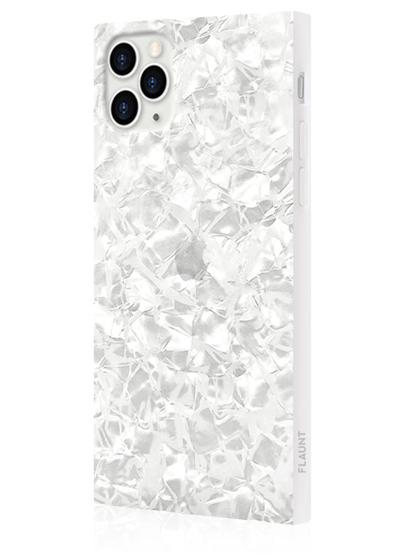 SQUARE? White Pearl iPhone Case