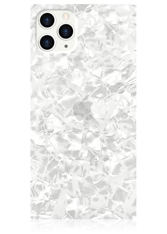 SQUARE? White Pearl iPhone Case