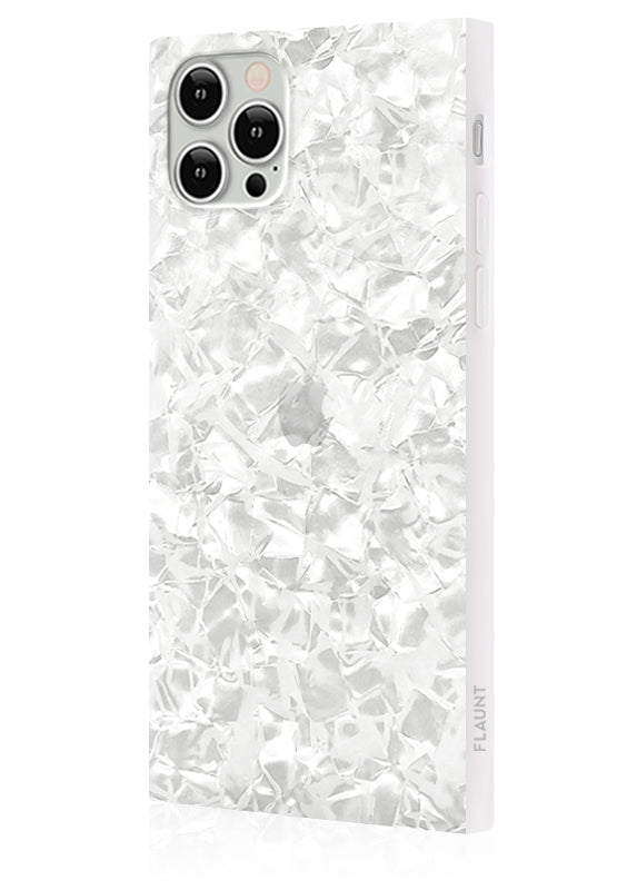 SQUARE? White Pearl iPhone Case
