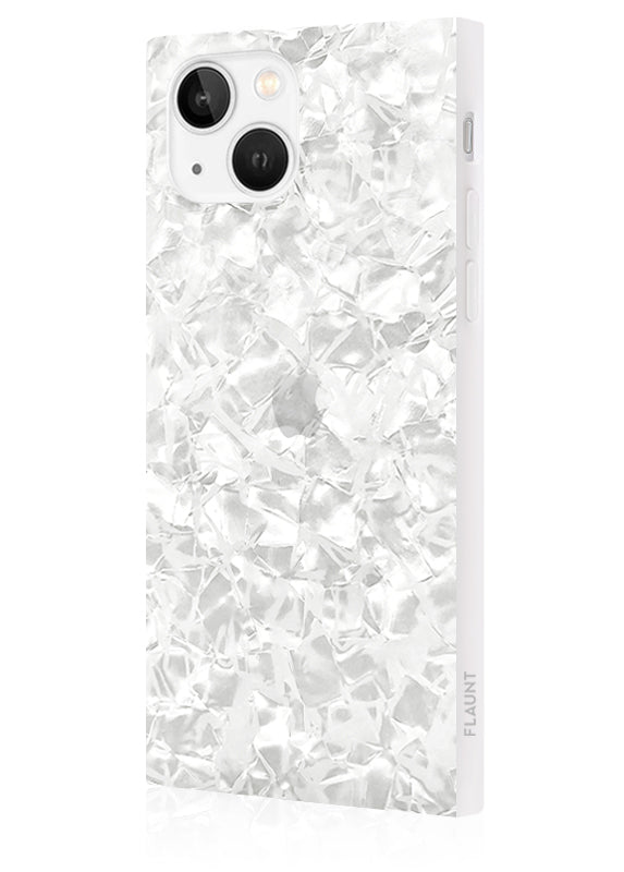 SQUARE? White Pearl iPhone Case