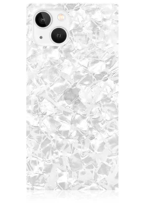 SQUARE? White Pearl iPhone Case
