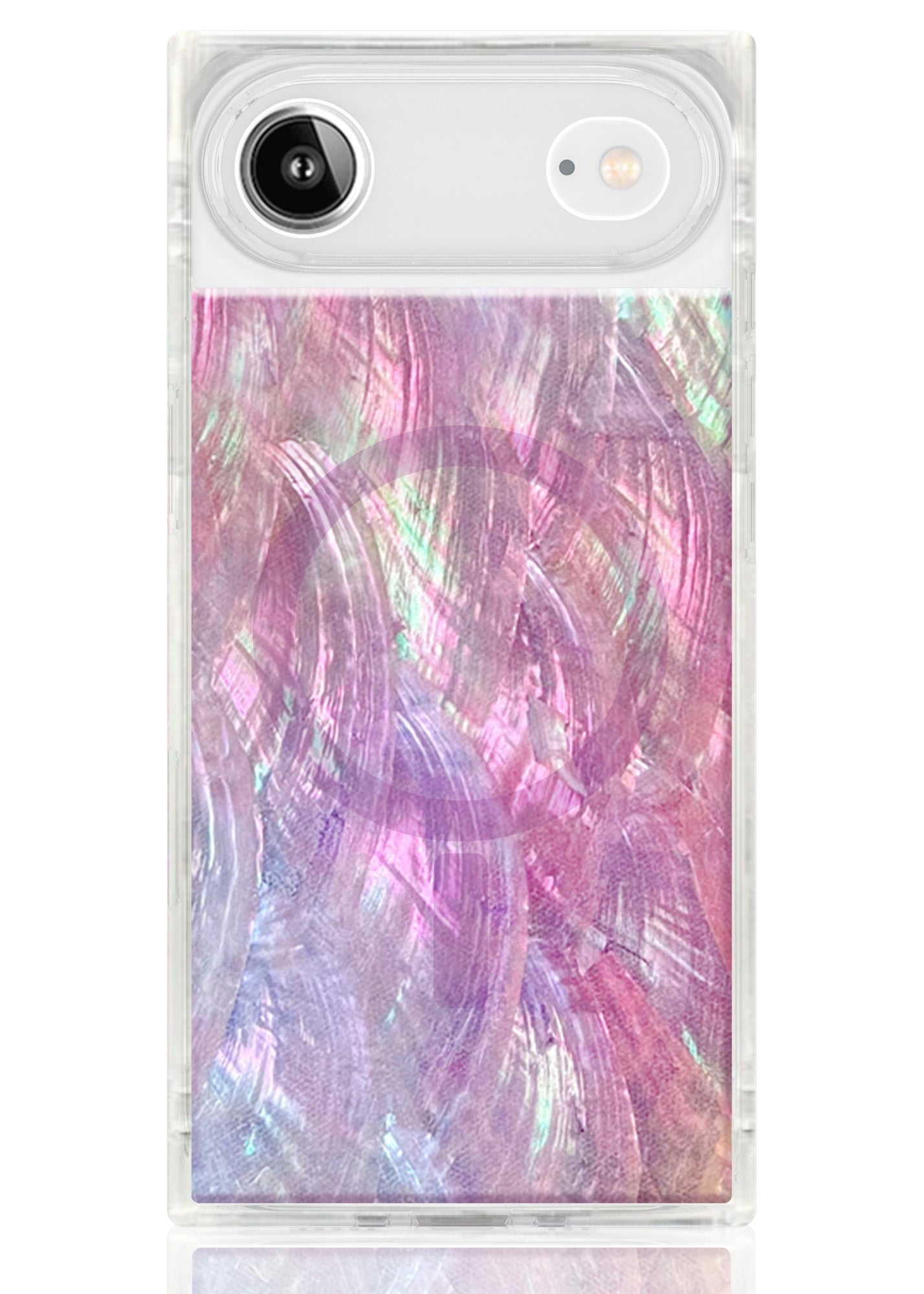 SQUARE? Pink Mother of Pearl iPhone Case