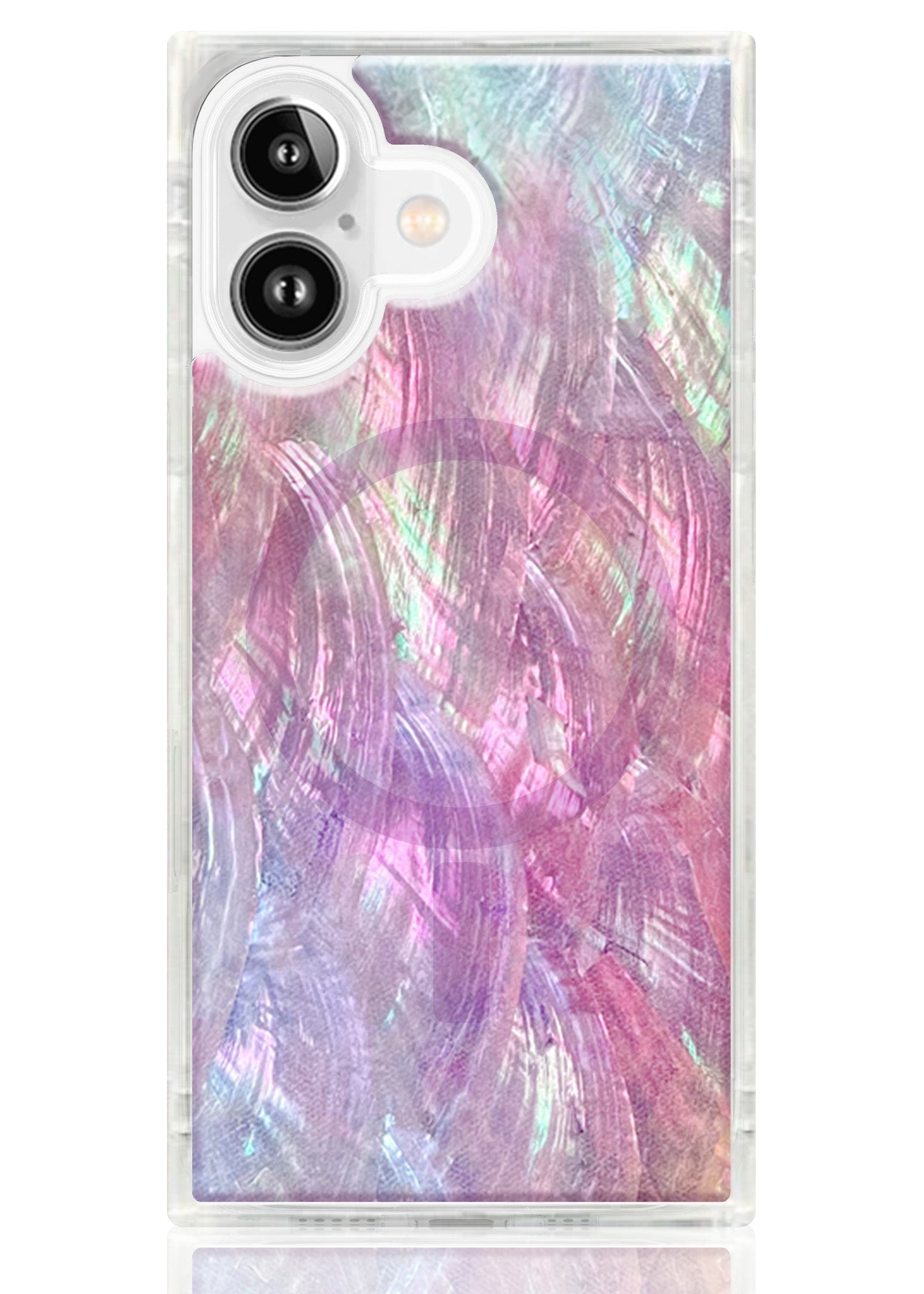 SQUARE? Pink Mother of Pearl iPhone Case