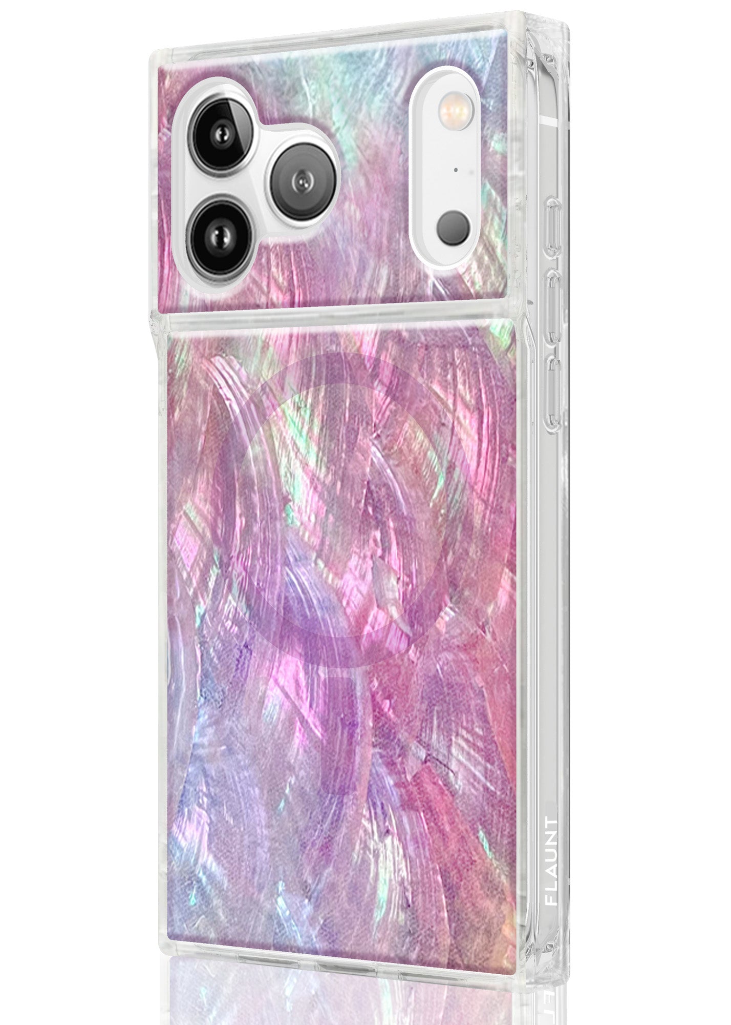 SQUARE? Pink Mother of Pearl iPhone Case