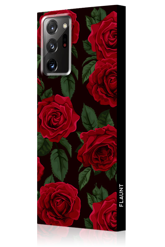 SQUARE? Rose Print Galaxy Case